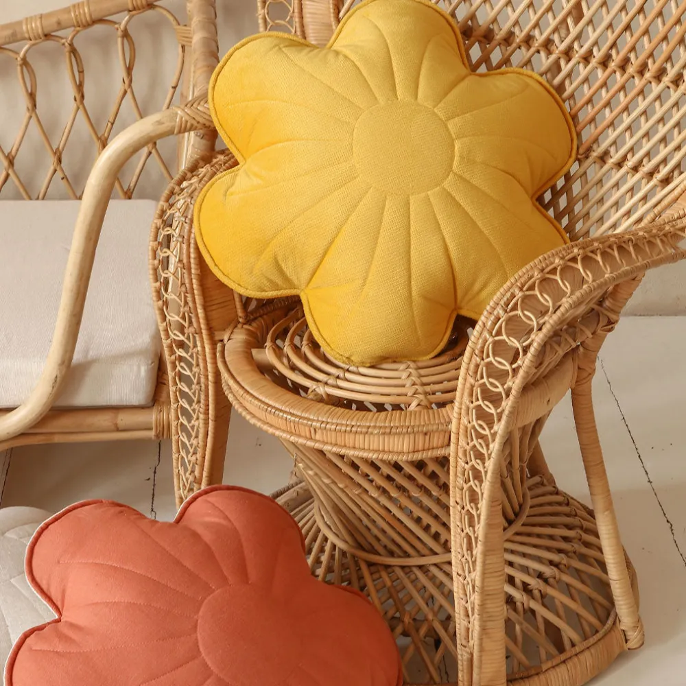 Velvet Flower Pillow