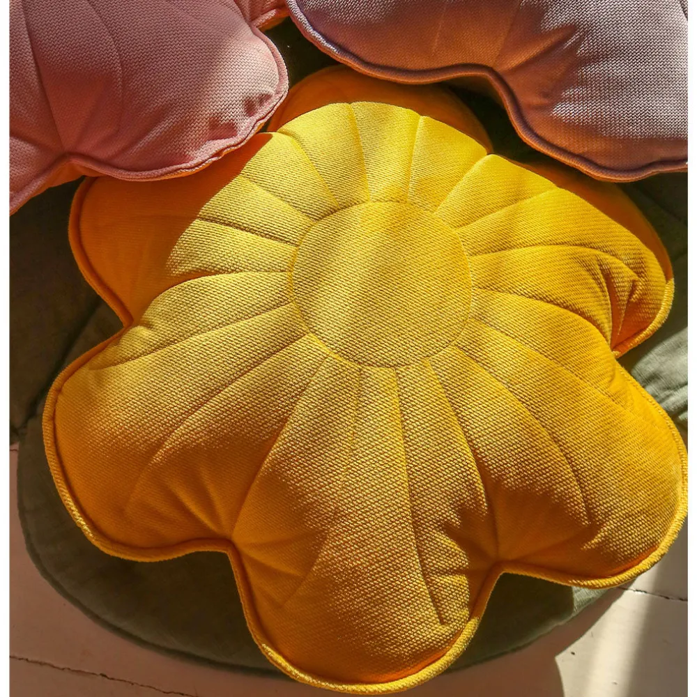 Velvet Flower Pillow
