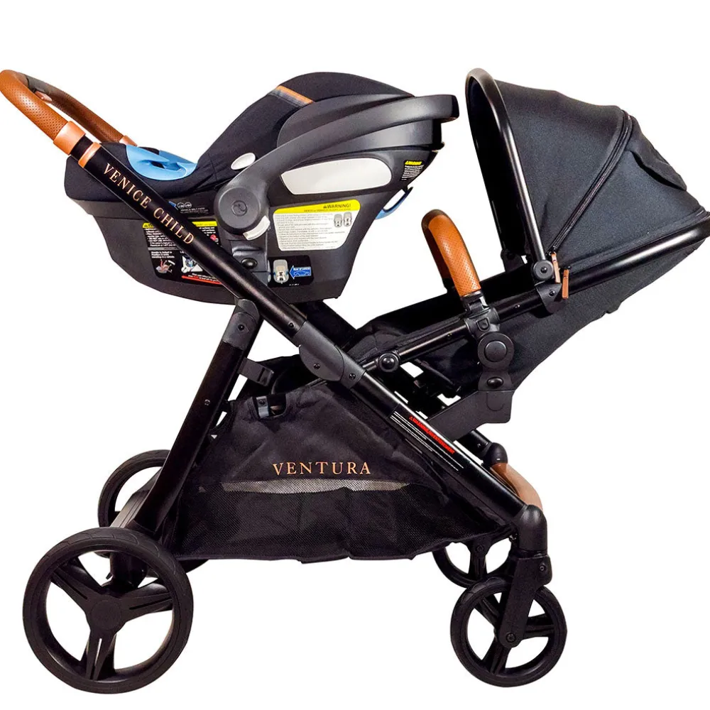 Ventura Single to Double Sit-and-Stand Stroller