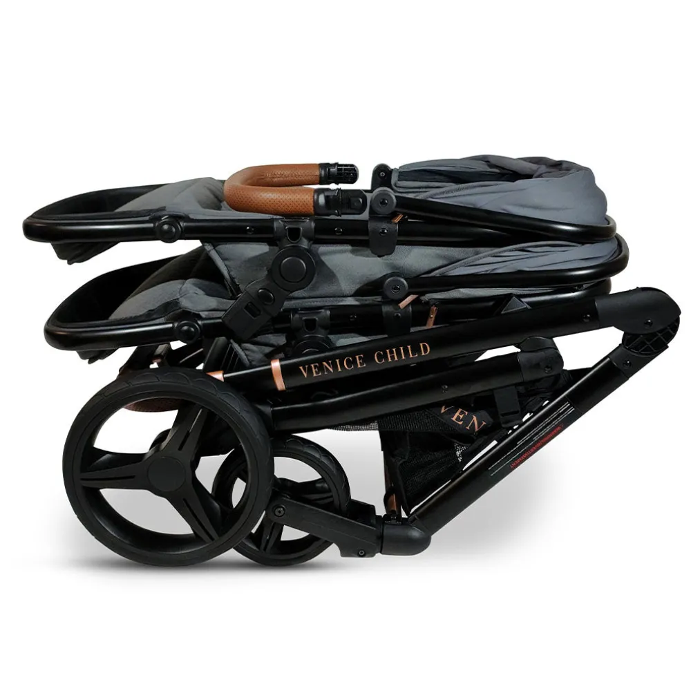 Ventura Single to Double Sit-and-Stand Stroller & 2nd Toddler Seat