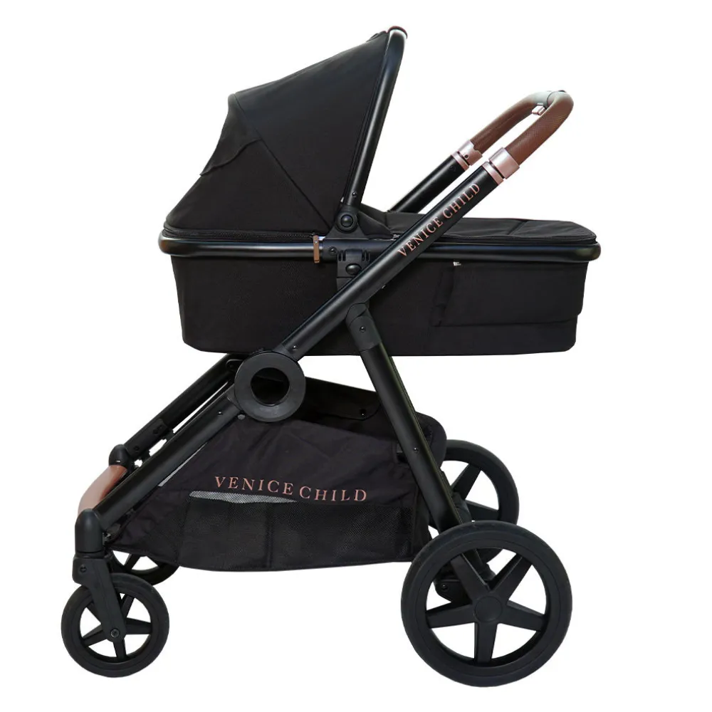 Ventura Single to Double Sit-and-Stand Stroller & Bassinet