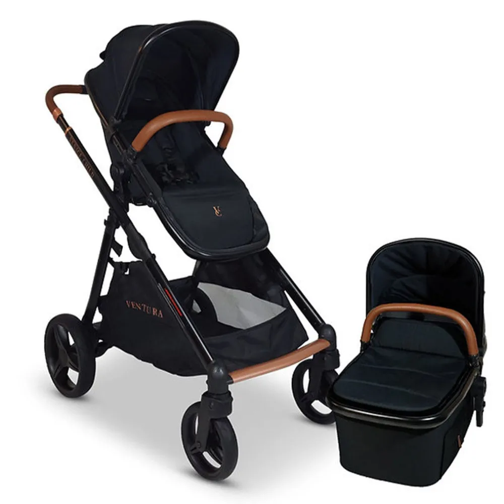 Ventura Single to Double Sit-and-Stand Stroller & Bassinet
