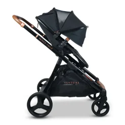 Ventura Single to Double Sit-and-Stand Stroller & Bassinet