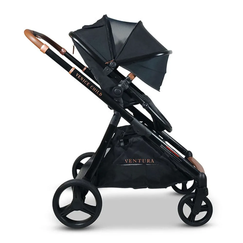 Ventura Single to Double Sit-and-Stand Stroller & Bassinet