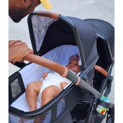 Ventura Single to Double Sit-and-Stand Stroller & Bassinet