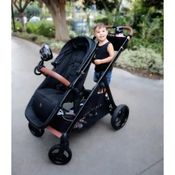 Ventura Single to Double Sit-and-Stand Stroller & Bassinet