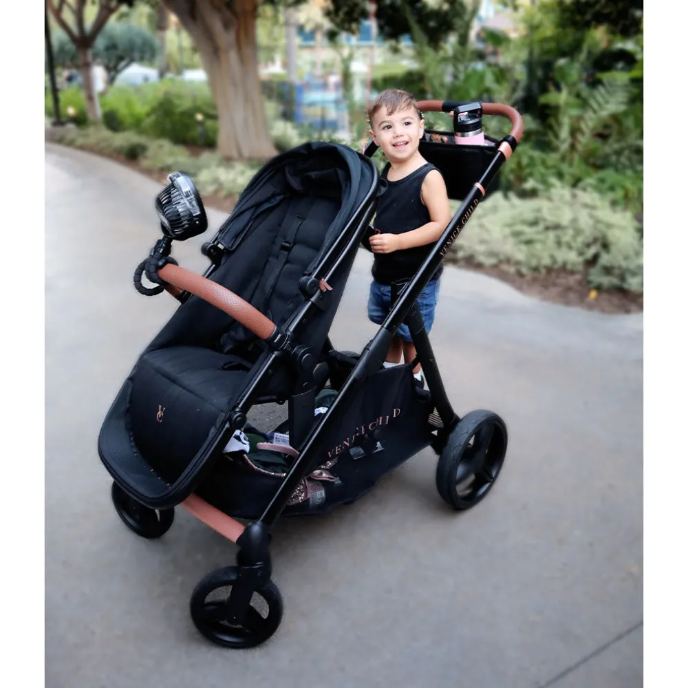 Ventura Single to Double Sit-and-Stand Stroller & Bassinet