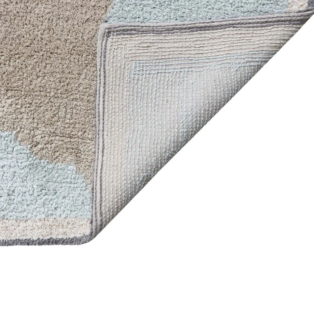 Vintage Map Washable Rug