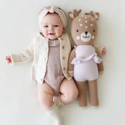Violet The Fawn Hand-Knit Doll