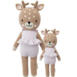 Violet The Fawn Hand-Knit Doll