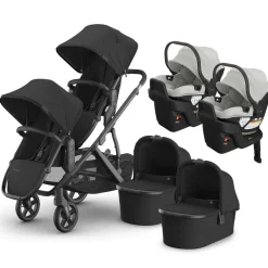 Vista V3 Twin Stroller + Aria V2 Travel System