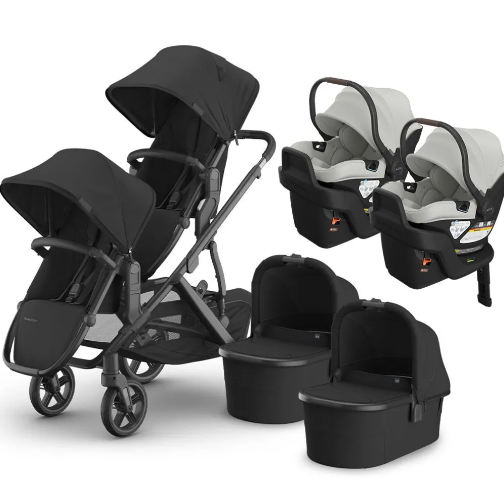 Vista V3 Twin Stroller + Aria V2 Travel System