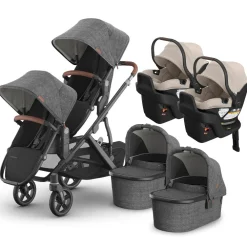 Vista V3 Twin Stroller + Aria V2 Travel System