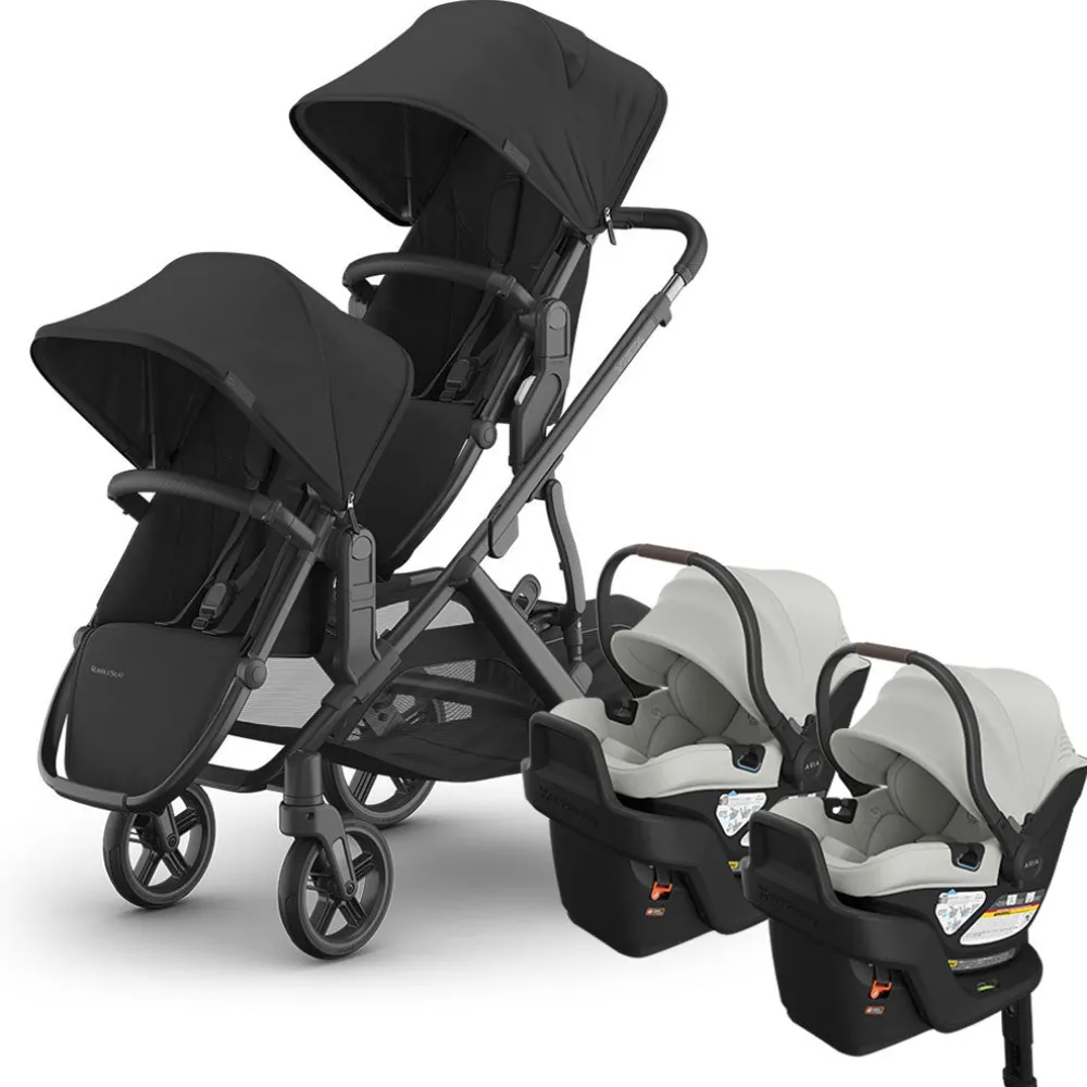 Vista V3 Twin Stroller + Aria V2 Travel System