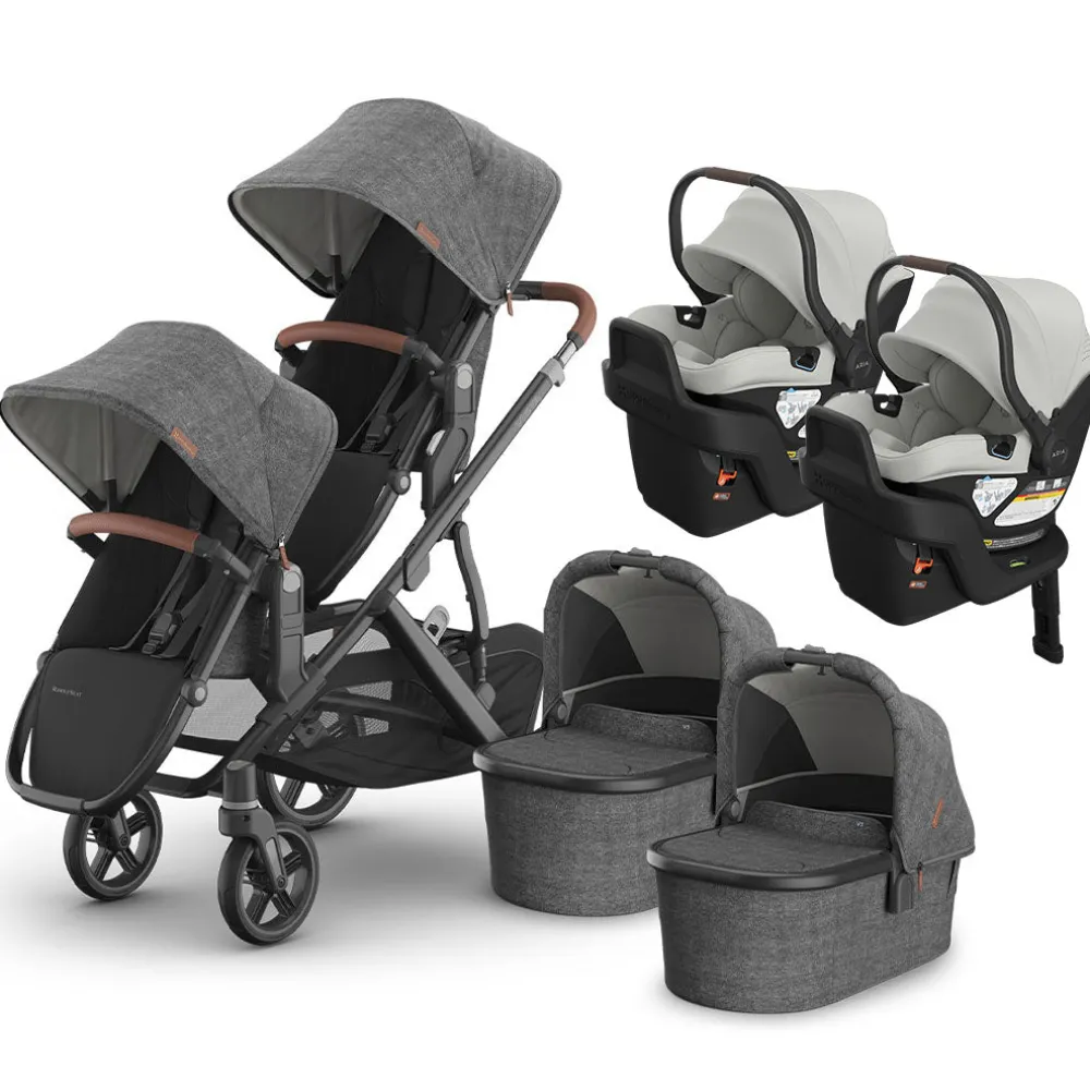 Vista V3 Twin Stroller + Aria V2 Travel System