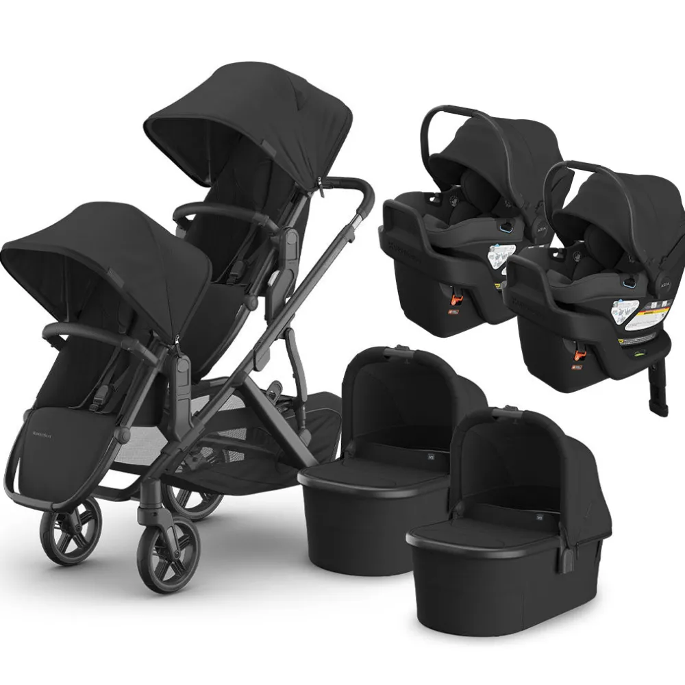 Vista V3 Twin Stroller + Aria V2 Travel System