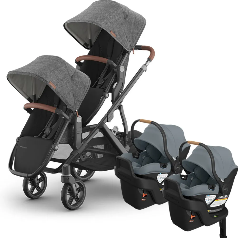 Vista V3 Twin Stroller + Aria V2 Travel System