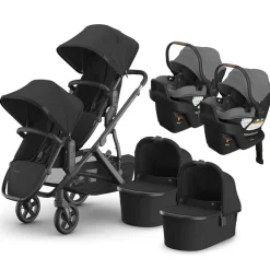 Vista V3 Twin Stroller + Aria V2 Travel System
