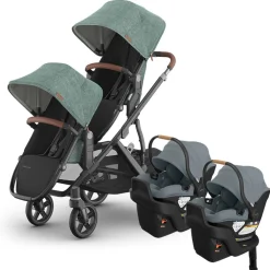 Vista V3 Twin Stroller + Aria V2 Travel System