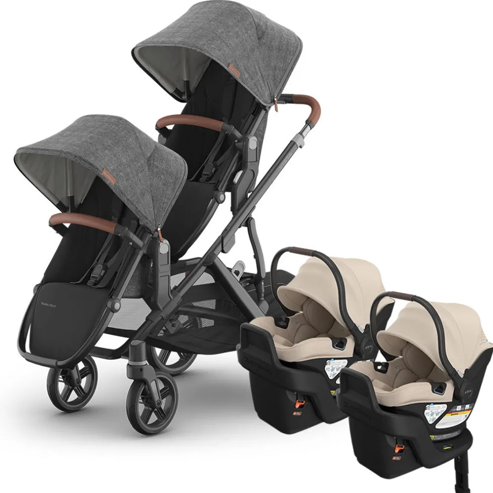 Vista V3 Twin Stroller + Aria V2 Travel System