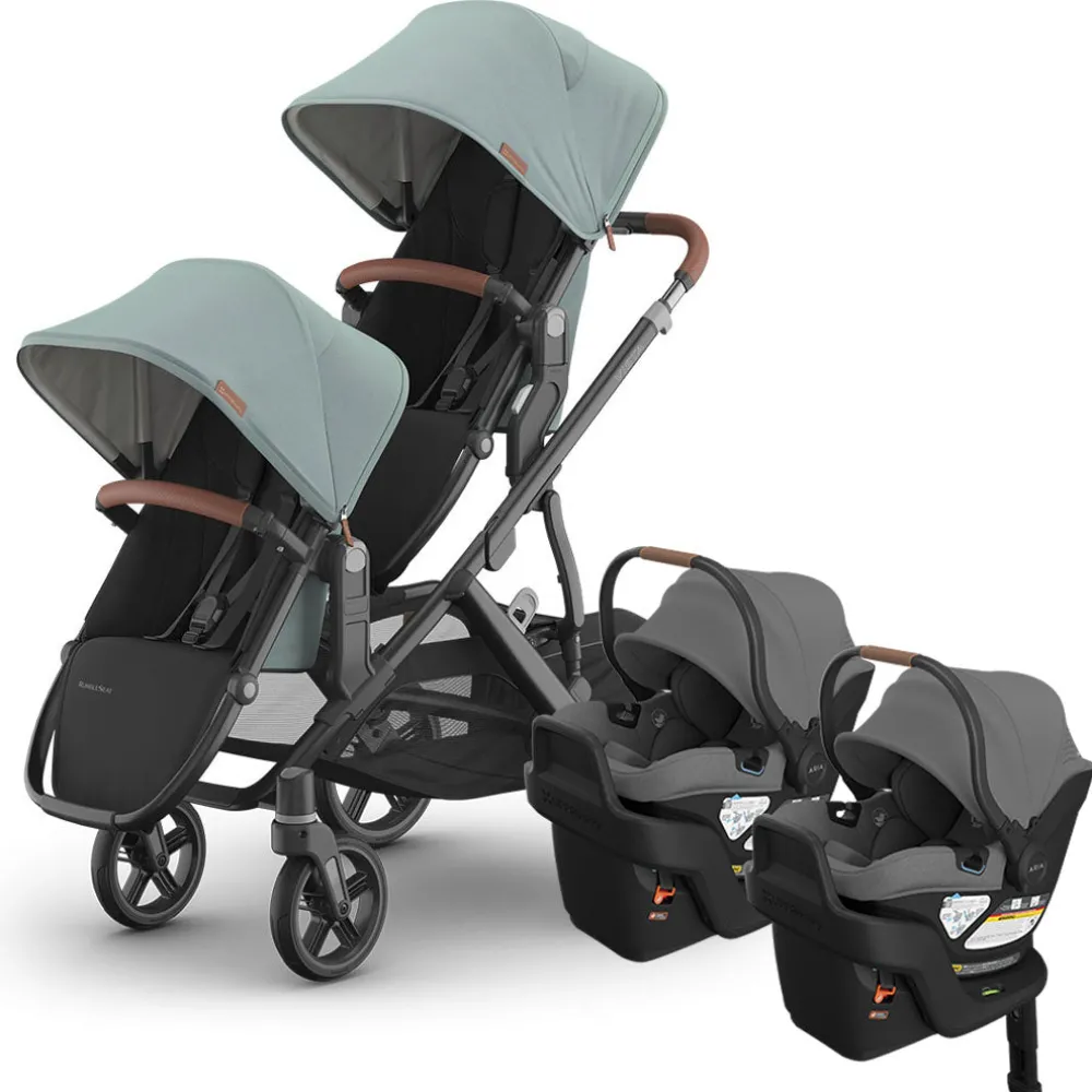 Vista V3 Twin Stroller + Aria V2 Travel System