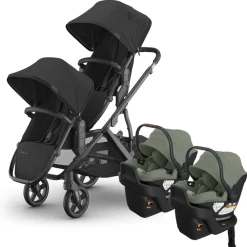 Vista V3 Twin Stroller + Aria V2 Travel System