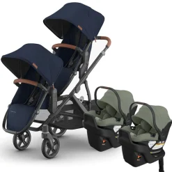 Vista V3 Twin Stroller + Aria V2 Travel System