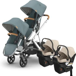 Vista V3 Twin Stroller + Aria V2 Travel System