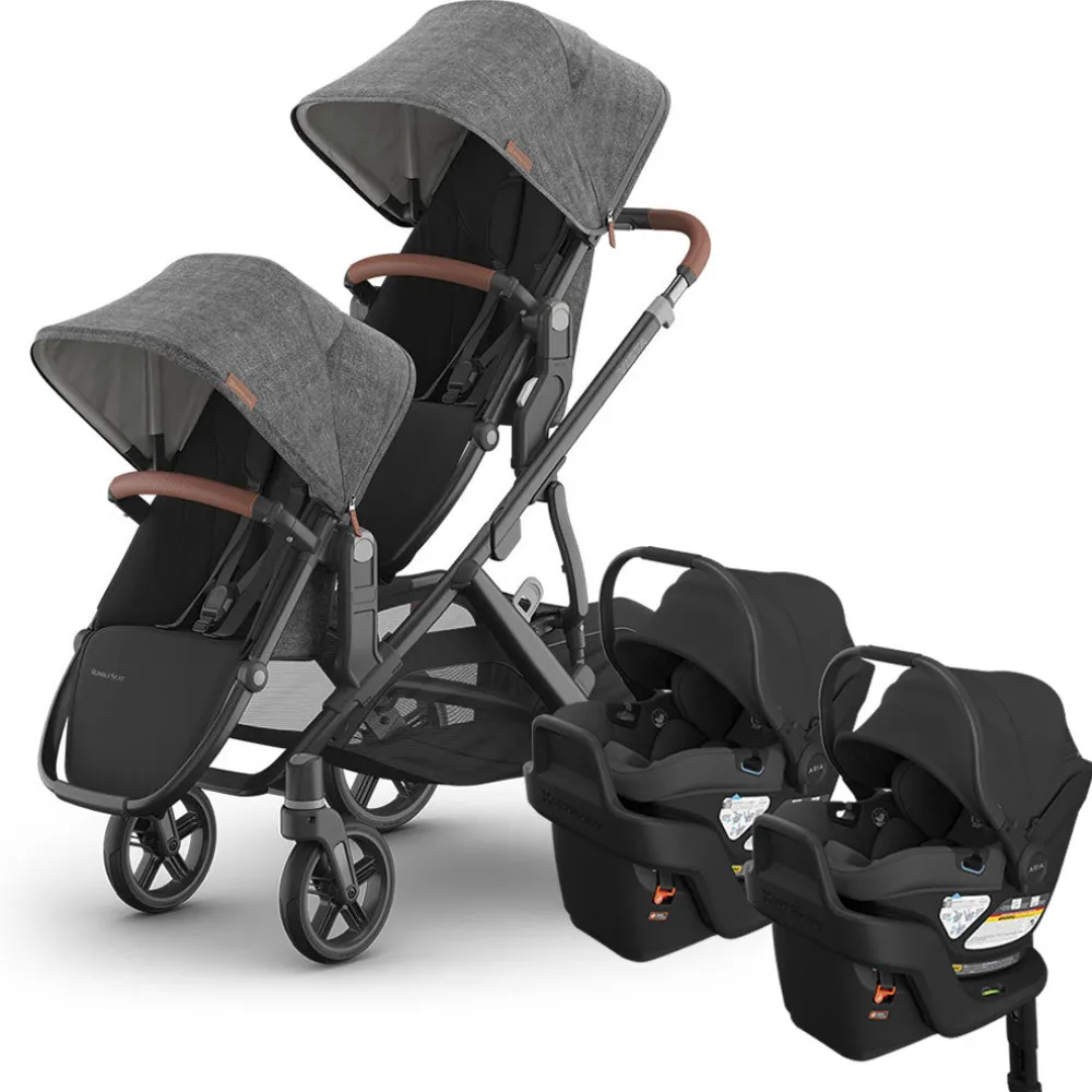 Vista V3 Twin Stroller + Aria V2 Travel System