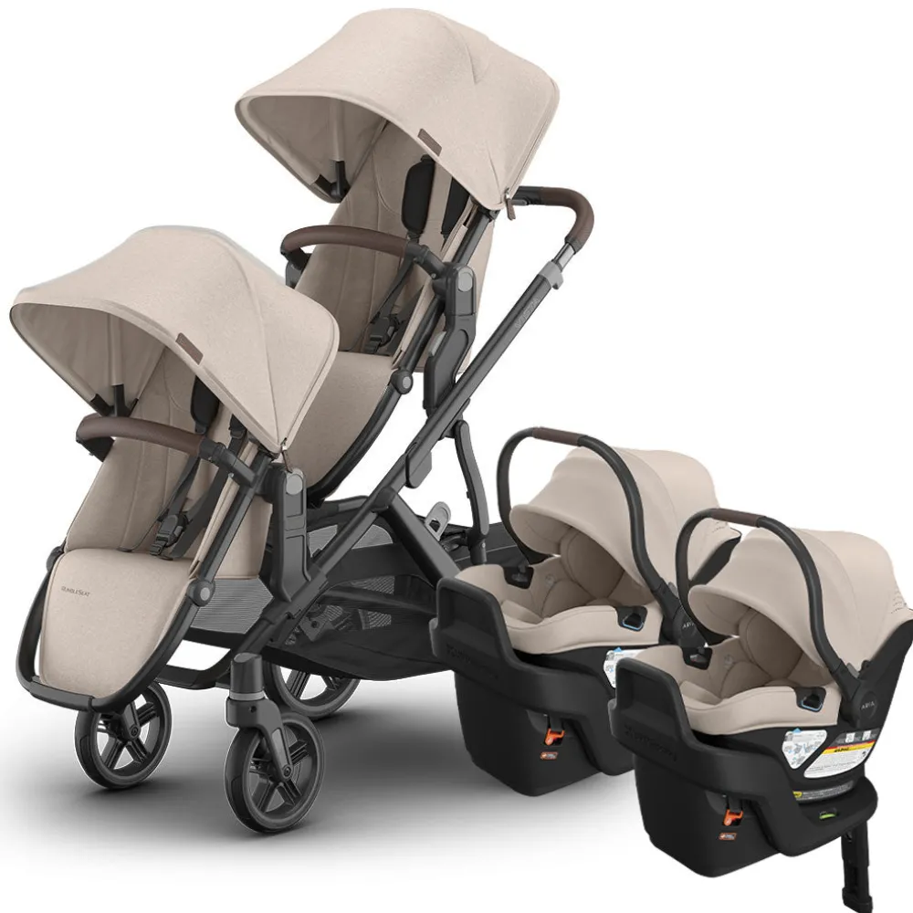 Vista V3 Twin Stroller + Aria V2 Travel System