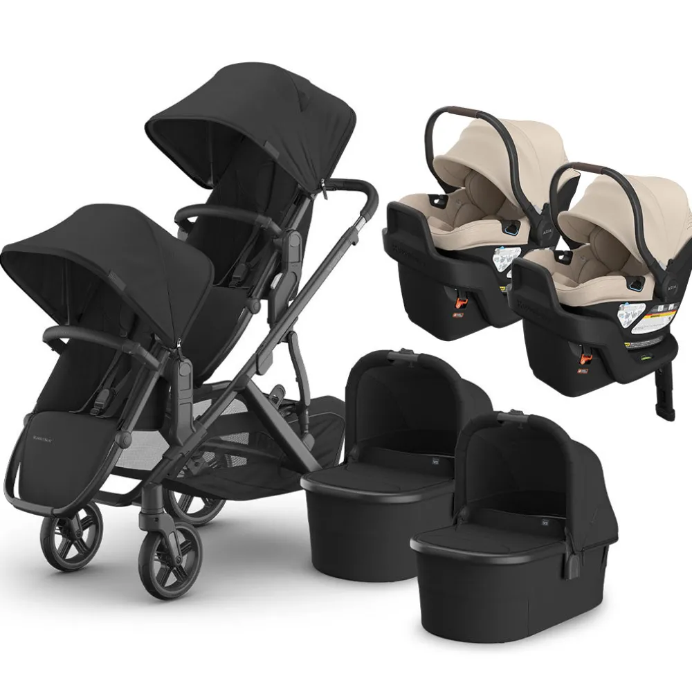 Vista V3 Twin Stroller + Aria V2 Travel System