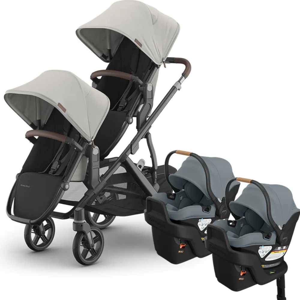 Vista V3 Twin Stroller + Aria V2 Travel System