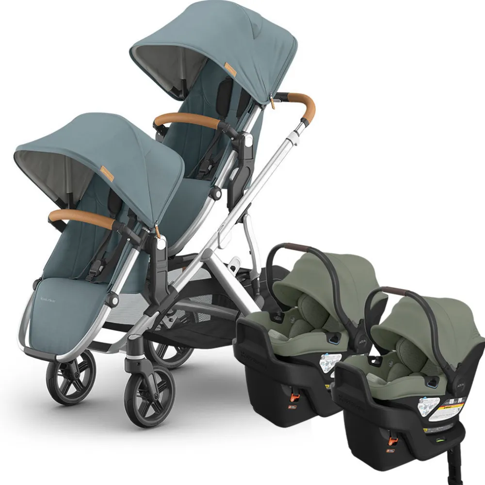 Vista V3 Twin Stroller + Aria V2 Travel System