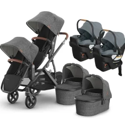 Vista V3 Twin Stroller + Aria V2 Travel System