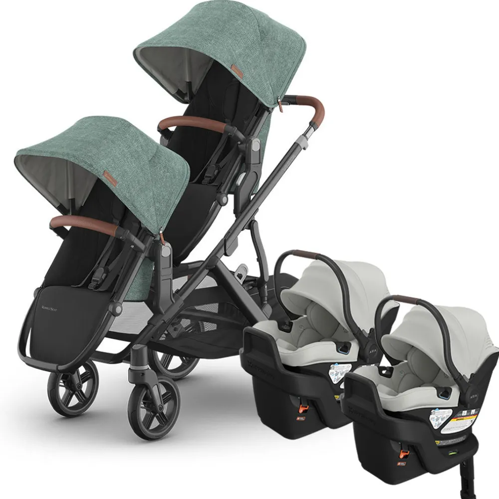 Vista V3 Twin Stroller + Aria V2 Travel System