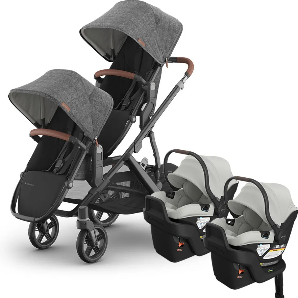 Vista V3 Twin Stroller + Aria V2 Travel System