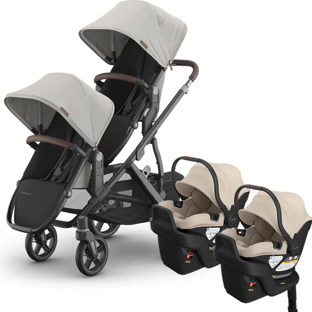 Vista V3 Twin Stroller + Aria V2 Travel System