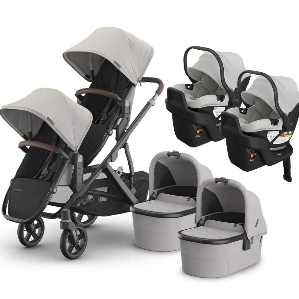 Vista V3 Twin Stroller + Aria V2 Travel System