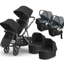 Vista V3 Twin Stroller + Aria V2 Travel System