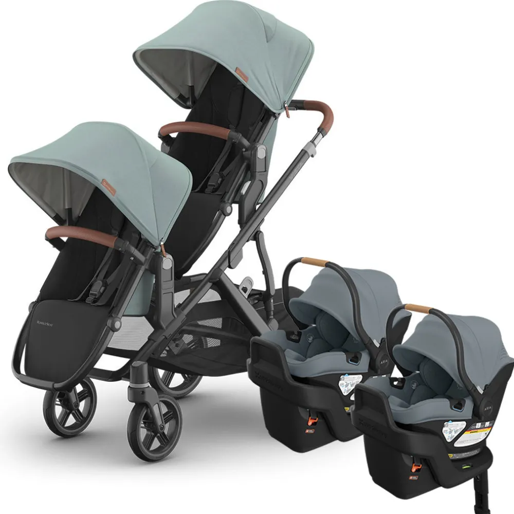 Vista V3 Twin Stroller + Aria V2 Travel System