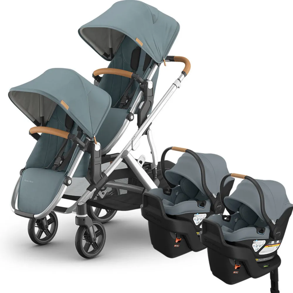 Vista V3 Twin Stroller + Aria V2 Travel System