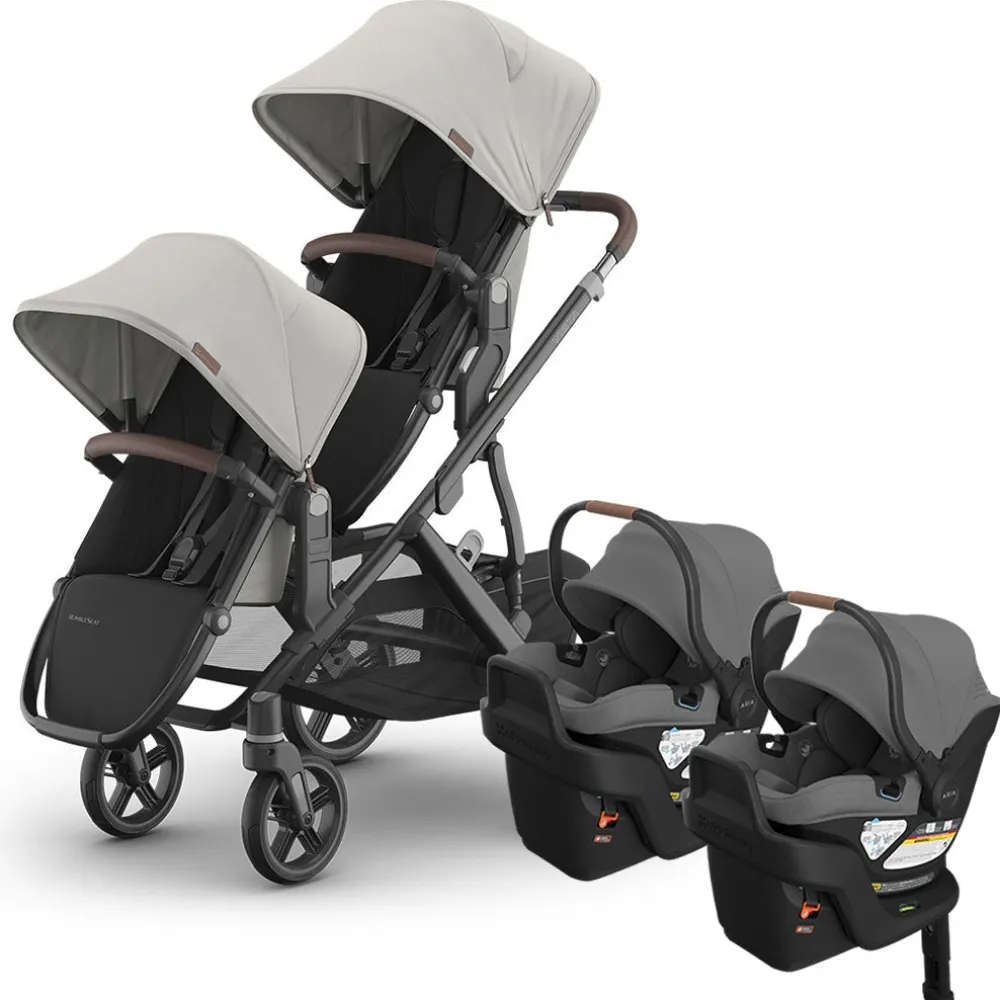 Vista V3 Twin Stroller + Aria V2 Travel System