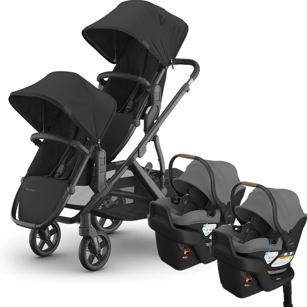 Vista V3 Twin Stroller + Aria V2 Travel System