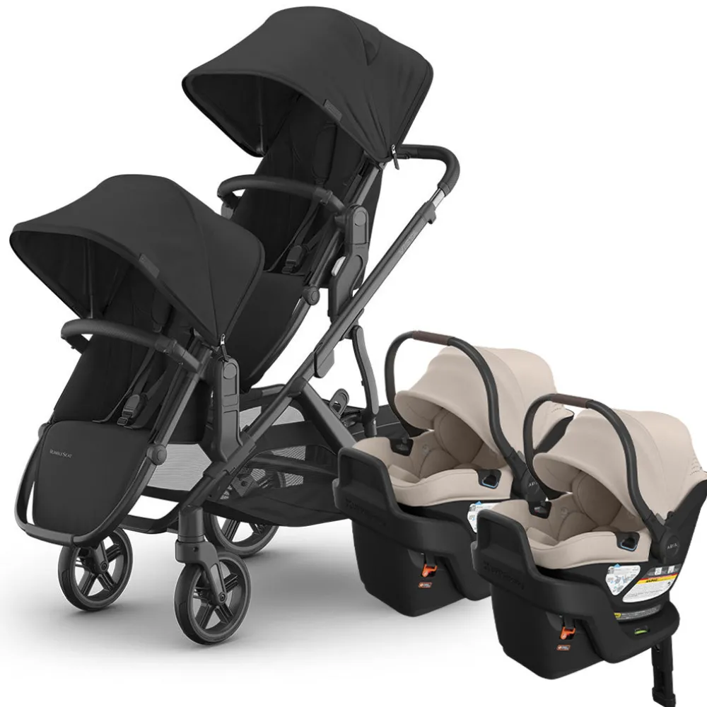 Vista V3 Twin Stroller + Aria V2 Travel System