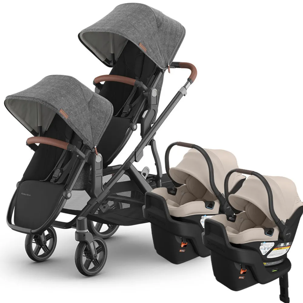 Vista V3 Twin Stroller + Aria V2 Travel System