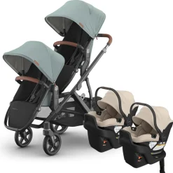 Vista V3 Twin Stroller + Aria V2 Travel System