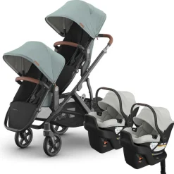 Vista V3 Twin Stroller + Aria V2 Travel System