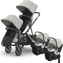 Vista V3 Twin Stroller + Aria V2 Travel System