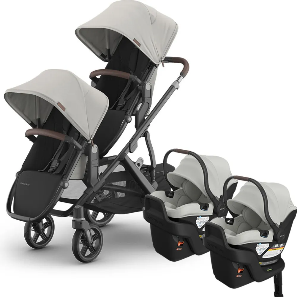 Vista V3 Twin Stroller + Aria V2 Travel System