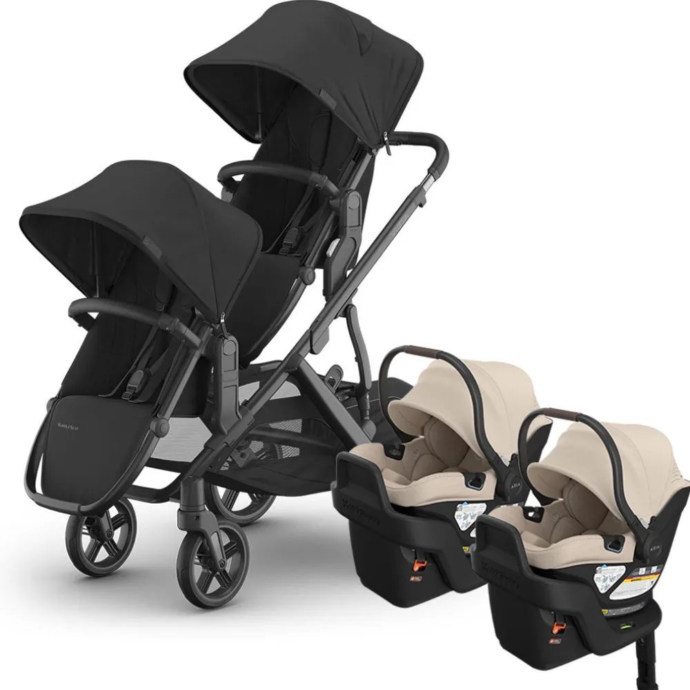 Vista V3 Twin Stroller + Aria V2 Travel System
